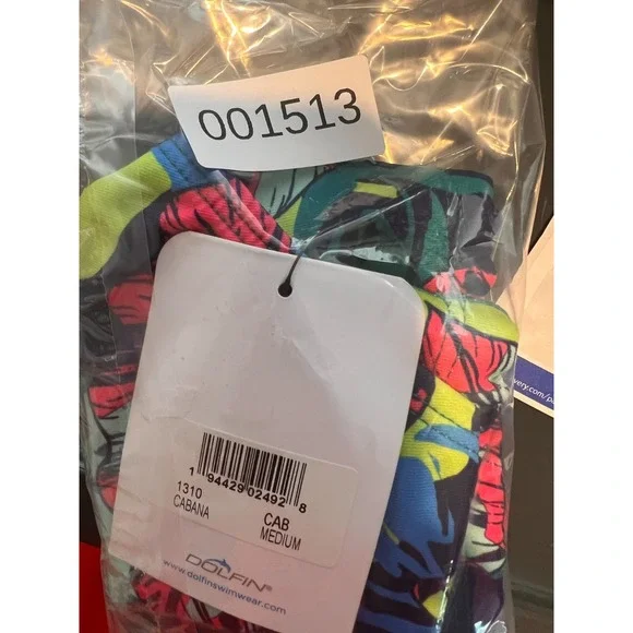 Dolfin Uglies Revibe Women M blue teal pink Tropical Floral Bikini‎ Swim Bottoms - Picture 6 of 7